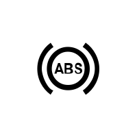Kontrolna lučka sistema proti blokiranju koles (ABS)