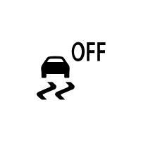 Opozorilna lučka, ki nakazuje nerazpoložljivost elektronskega sistema za nadzor stabilnosti vozila (ESC) in sistema proti spodrsavanju